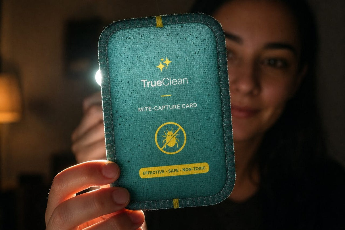 CaptureCard being checked with phone flashlight