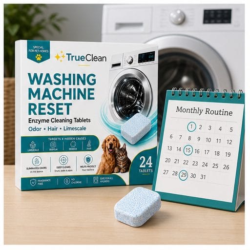 Routine mensuelle TrueClean Réinitialisation Lave-Linge