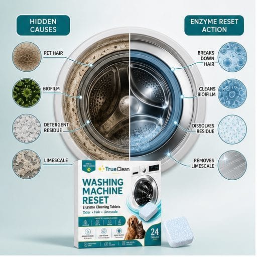 Quatre causes cachées dans la machine et l'action de réinitialisation enzymatique