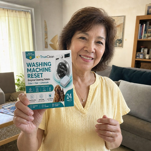 Verified TrueClean customer with washer reset tablets