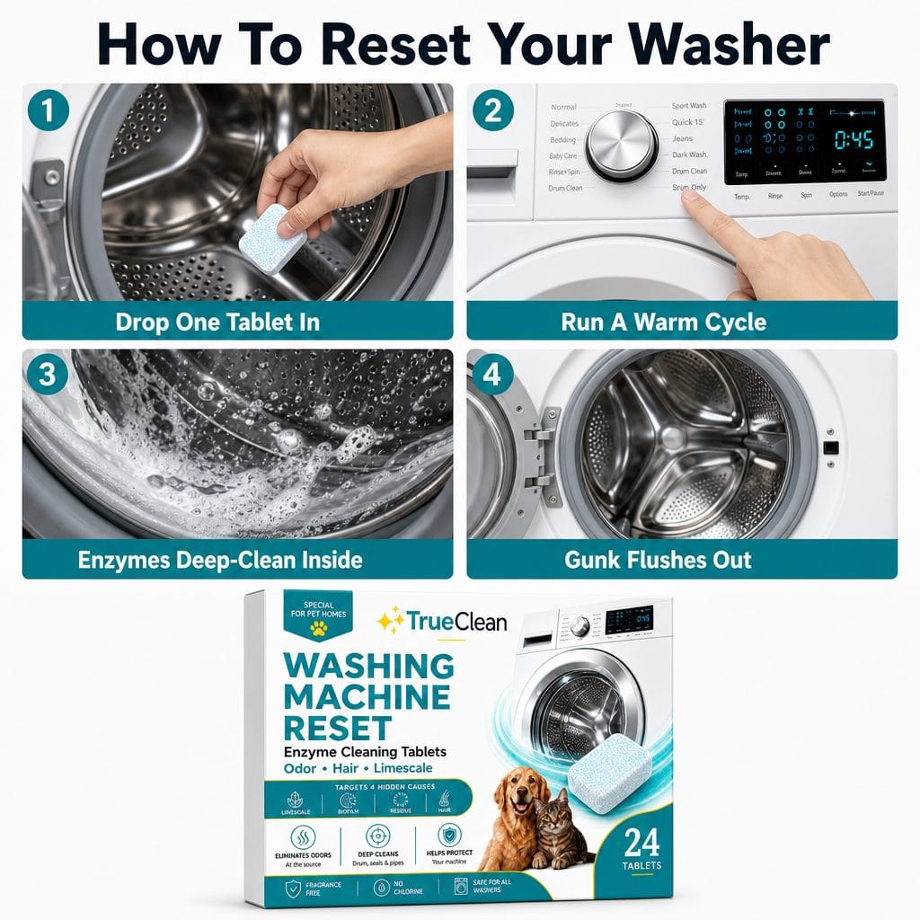 How to reset your washer in one cycle